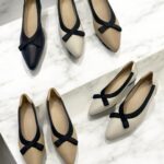 包邊蝴蝶結內踭鞋