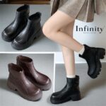 輕身厚底修腳靴