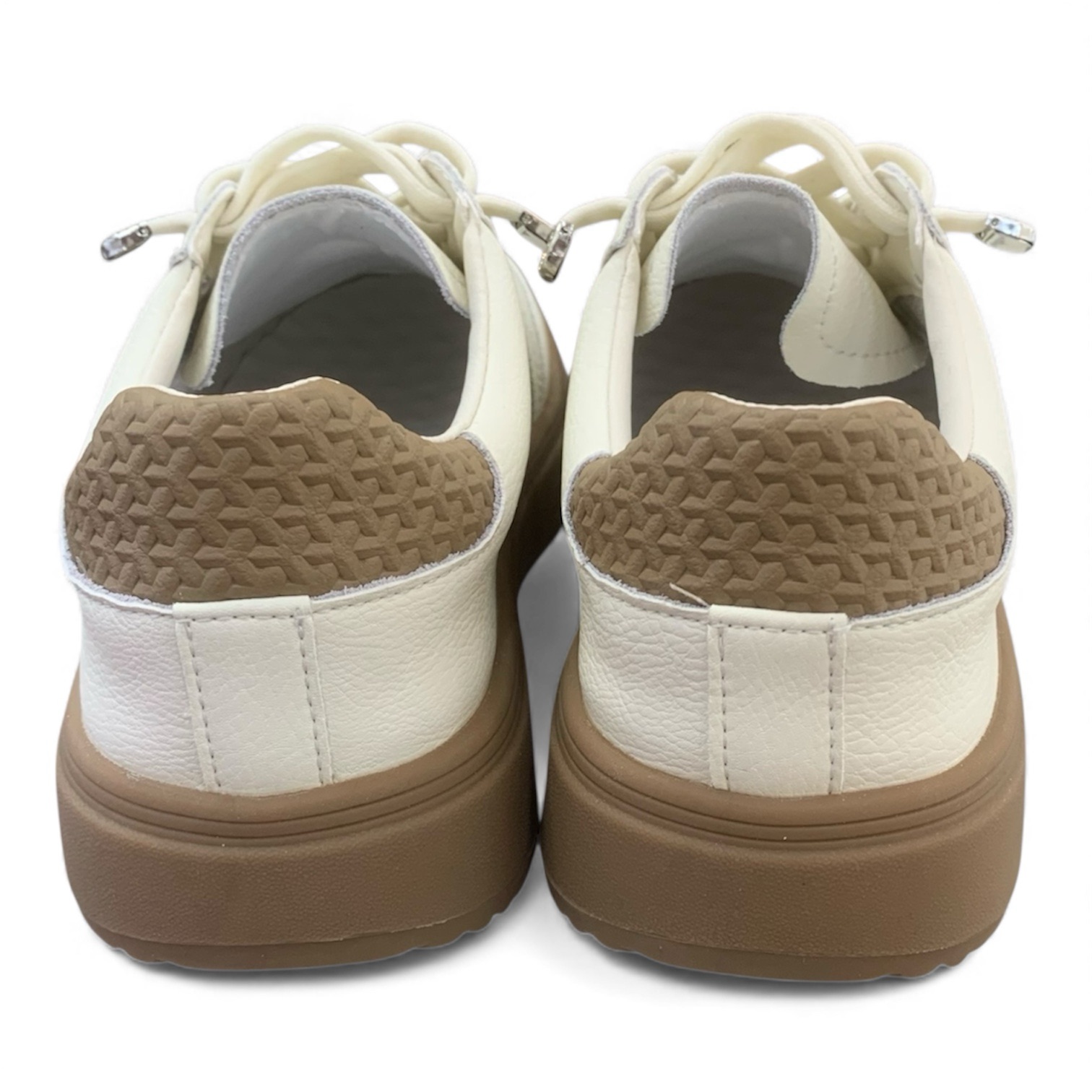 厚底橫間休閑鞋