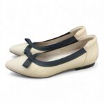 包邊蝴蝶結內踭鞋