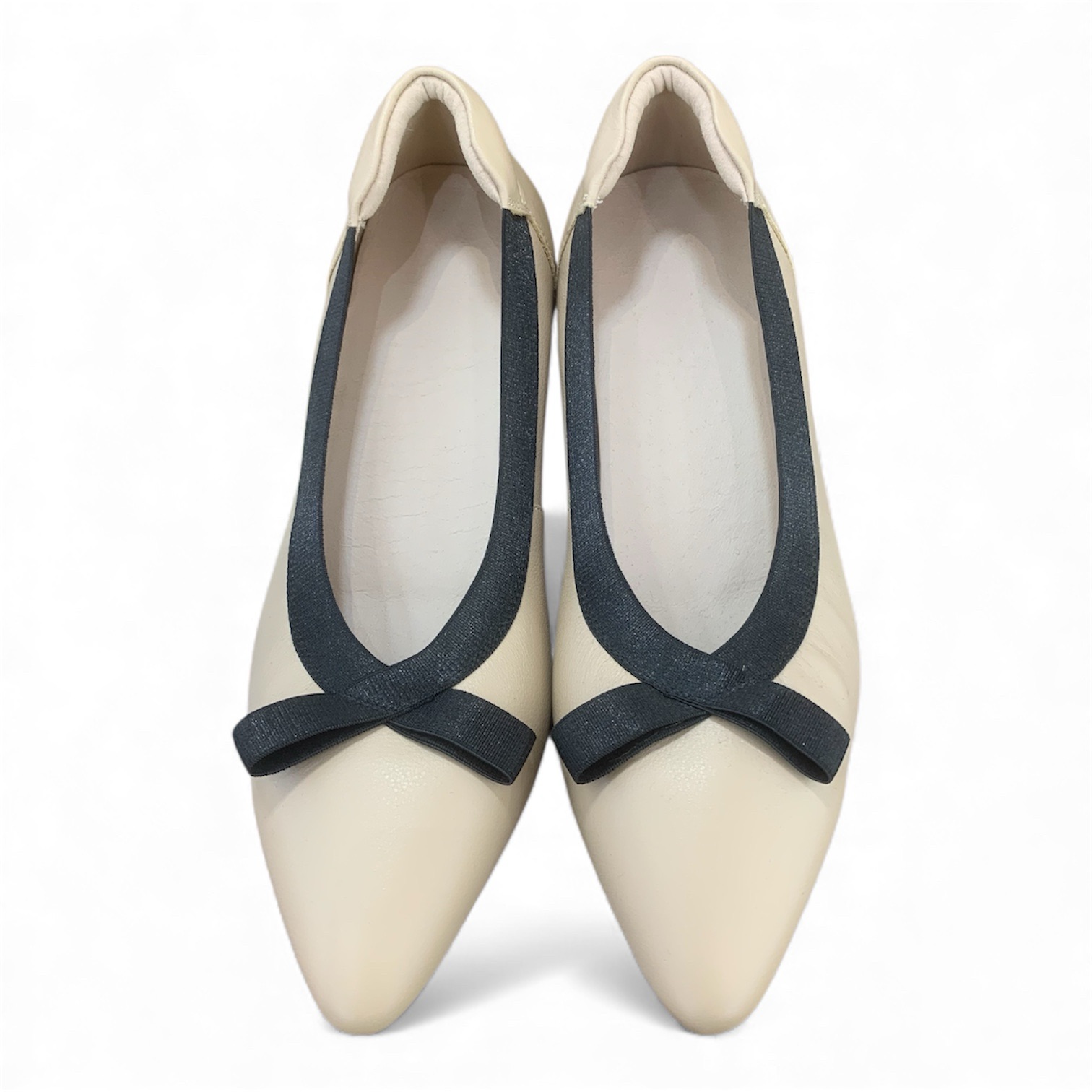 包邊蝴蝶結內踭鞋