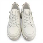 閃邊內增高小白鞋